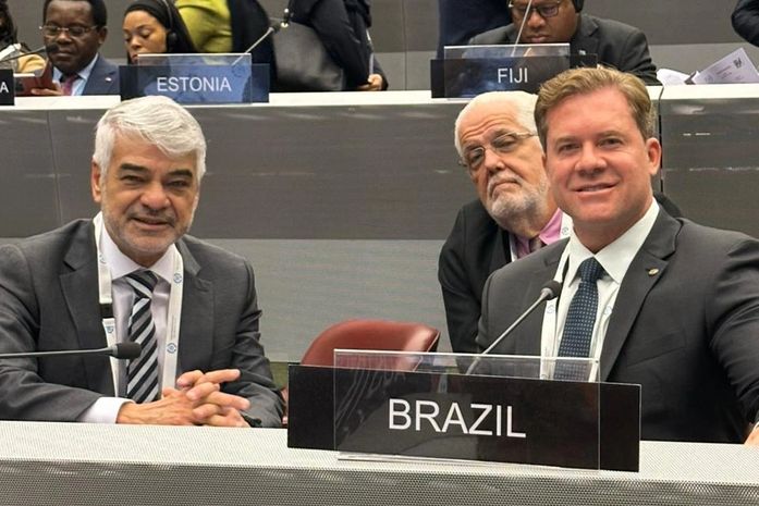 Marx Beltrão representa o Brasil na 151ª Assembleia da União Interparlamentar, na Suiça