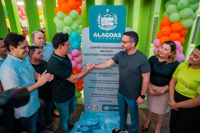 Dantas inaugura 57ª creche Cria em Jundiá; investimentos chegam a R$ 260 milhões