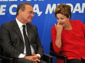 Renan Calheiros e Dilma Rousseff
