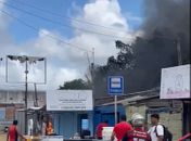 Incêndio em residência mobiliza bombeiros e assusta moradores na parte alta de Maceió