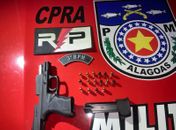 Homem é preso por violência doméstica e porte ilegal de arma em Arapiraca