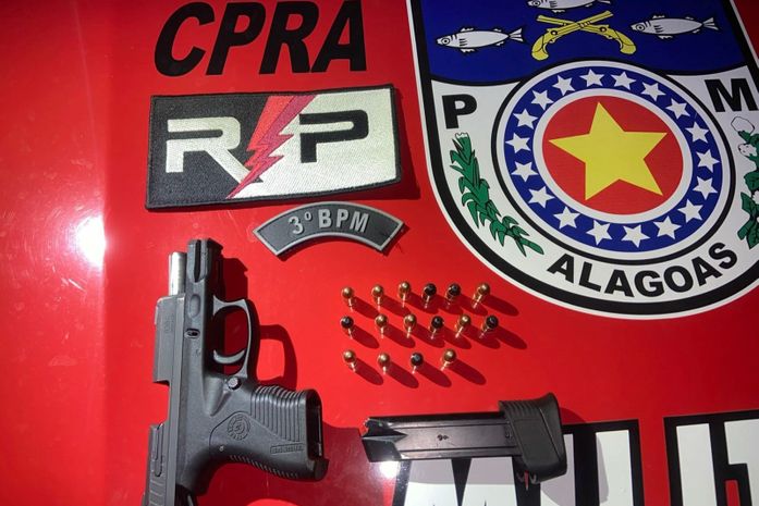 Homem é preso por violência doméstica e porte ilegal de arma em Arapiraca