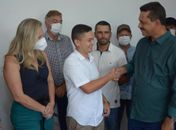 Prefeito Marlan Ferreira realiza entrega de carros e vários equipamentos para UBS, e nomeia novo secretário da pasta da juventude, esporte e lazer