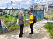 Lenilda Luna realiza panfletagem no CEPA e na UFAL e anuncia visita de Samara Martins a Alagoas

