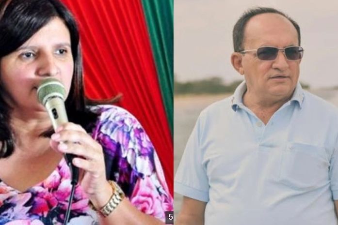 Ziane e Lula, a dupla que administrou por dois mandatos seguidos a Prefeitura de Delmiro, ela como vice, que agora é candidata do grupo de Renan Calheiros