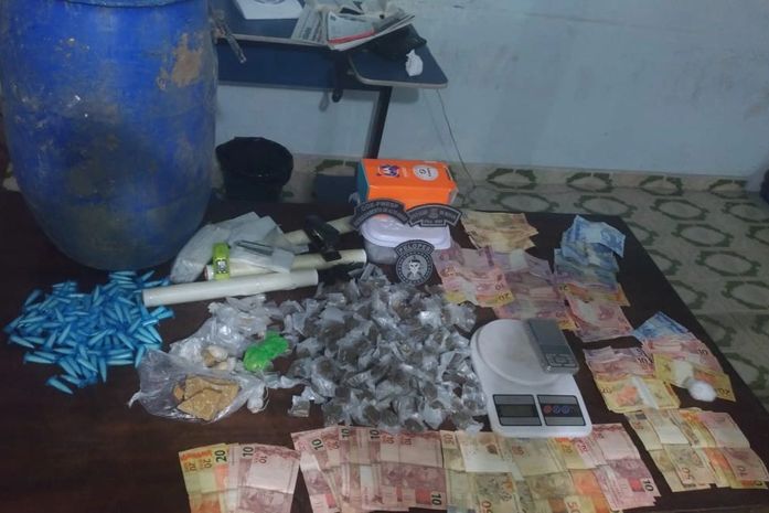 O material apreendido foi levado para a Central de Polícia de Arapiraca