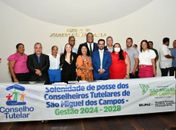 Conselheiros tutelares eleitos para a gestão 2024/2028 em São Miguel dos Campos têm cerimônia de posse e diplomação