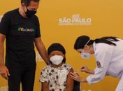 SP: indígena é a 1ª criança vacinada contra a covid-19 no país