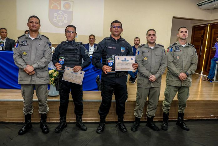 1ª Companhia Independente homenageia policiais destaques e parceiros da Unidade em São Miguel dos Campos