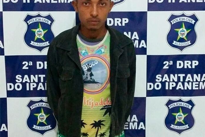 Ronalço de Jesus, conhecido como "Zé Pretinho" foi preso em Santana do Ipanema