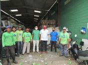 Semarh Penedo realiza visita técnica a cooperativa de reciclagem