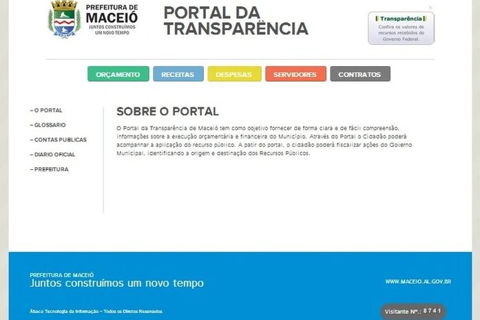 Portal da Transparência fica fora do ar para manutenção