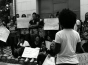 Protesto foi realizado em prol da professora vítima de racismo em Maceió