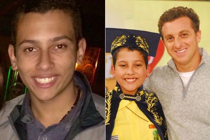 Dener Luiz Silva está com 17 anos; ele foi campeão do Soletando, do Caldeirão do Huck, em 2010 (Foto: Arquivo pessoal/Fatima Silva/TV Globo/Thiago Prado Neris)