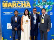 Prefeito e Vice de Branquinha participam da XXVI Marcha a Brasília em defesa dos municípios