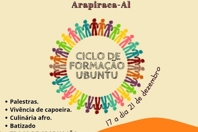 Centro Cultural de Capoeira Água de Beber promove Ciclo de Formação Ubuntu no Agreste Alagoano