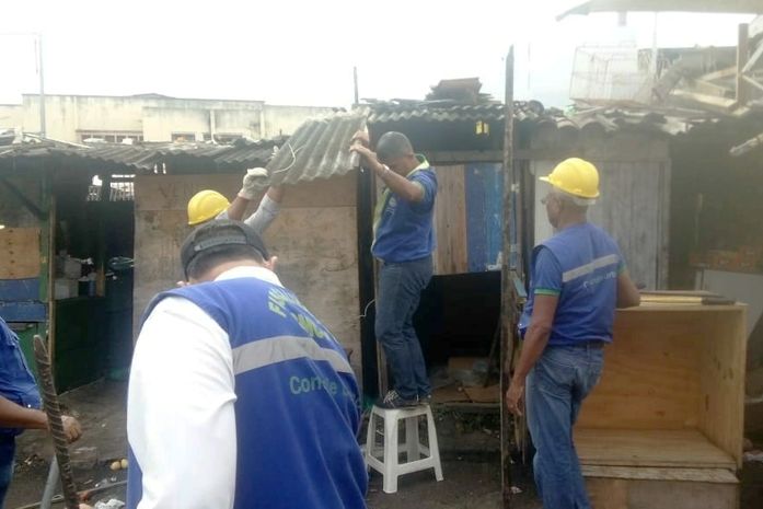 Semscs libera área para tráfego de ônibus na Levada