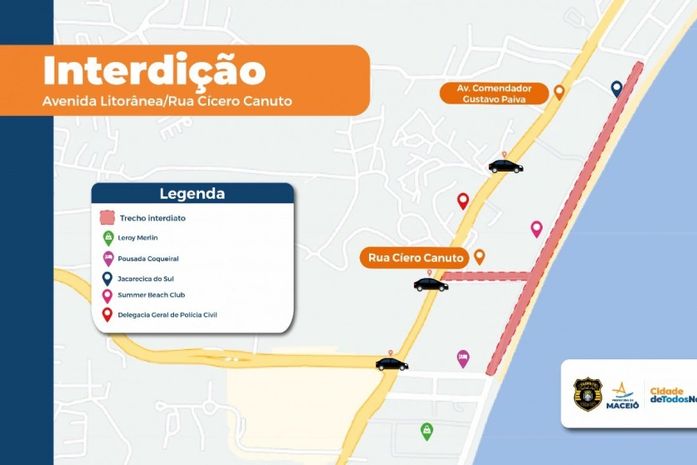 Evento altera trânsito em Jacarecica neste fim de semana; confira