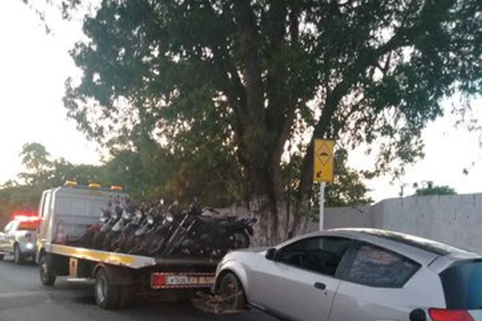 Placa do veículo é de Teresina, no Piauí