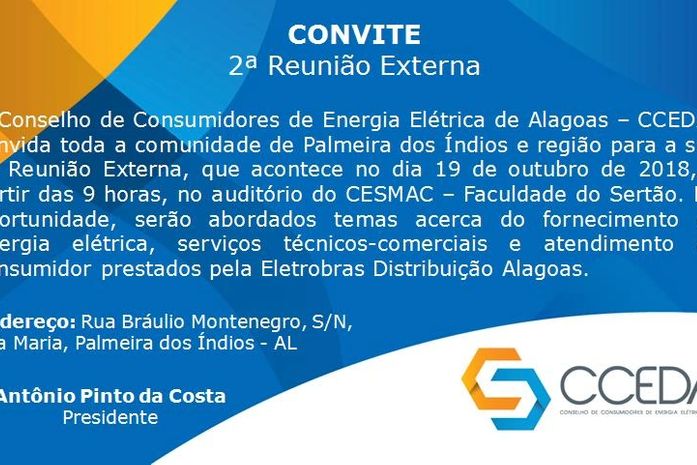Conselho de energia promove reunião externa em Palmeira dos Índios