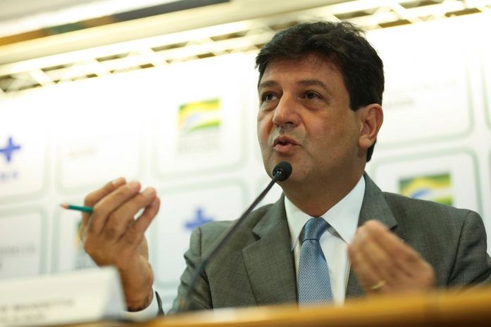 O ministro da Saúde, Luiz Henrique Mandetta.