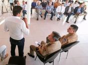 Num encontro com militares Rui Palmeira detalha propostas para segurança pública de AL
