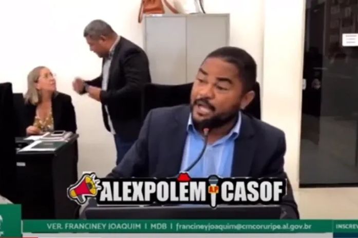 Vereador de Coruripe, em Alagoas, Franciney Joaquim