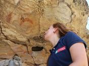 FPI do São Francisco descobre pinturas rupestres em Olho D'Água do Casado