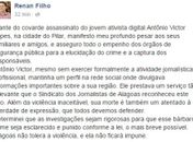 Governador lamenta assassinato de blogueiro e assegura empenho para elucidar crime