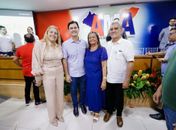 Prefeita Tia Júlia e vice-prefeita Sheila Duarte participam da eleição da AMA em Maceió