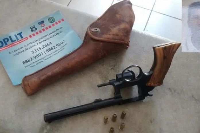 Armado, homem é preso em Jacarecica