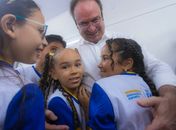 Prefeito Luciano entrega escola e anuncia ginásio e creche no Cangandu

