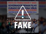 Imagem de que governador de AL participou de evento em Teotônio Vilela é fake