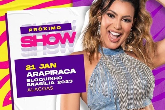 Com Cheiro de Amor, Dani Quebrança e Jéssica e Banda, Bloquinho Brasília vai animar pré-carnaval de Arapiraca
