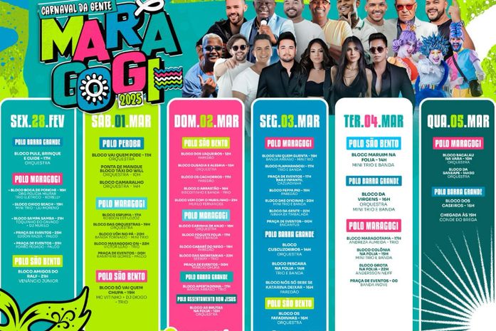 Prefeitura de Maragogi promete fazer história no Carnaval 2025