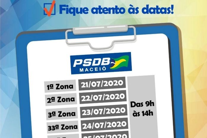 PSDB se reorganiza em Maceió com 6 convenções em videoconferência