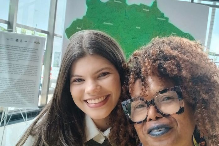 Que fala potente essa sua!- disse a menina baiana,Liz Bowes, apoiadora da 4ª CNGTES. Muito legal!