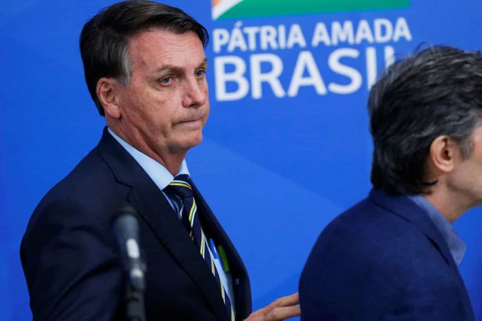Bolsonaro e Teich se reuniram ontem no Palácio do Planalto
