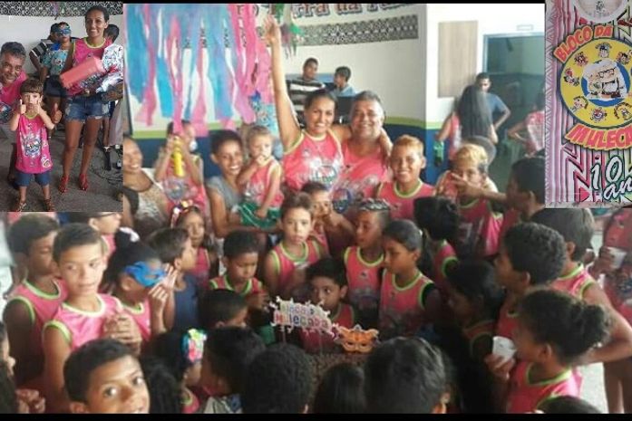 Celso do Conselho preparando a garotada para dois dias de frevo e folia