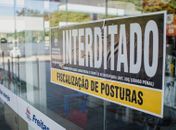 Prefeitura interdita estabelecimento comercial na Avenida Fernandes Lima