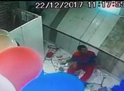 Funcionário ferido durante assalto