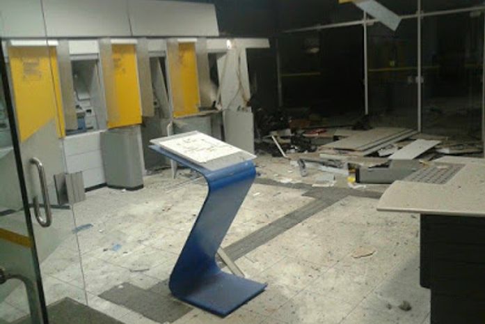Gang explode caixas eletrônicas do Banco do Brasil em Campo Alegre