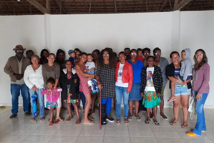 As melhorias desse quilombo foi essa mulher quem trouxe-disse a líder quilombola referenciando essa ativista