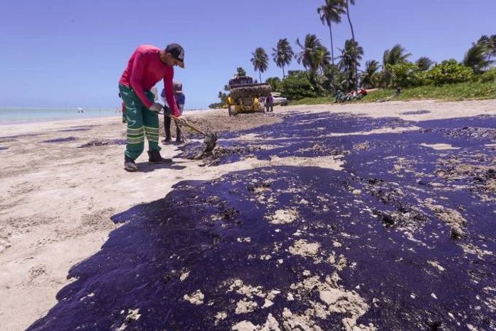 Vista da praia Ponta do Mangue, na cidade de Maragogi.