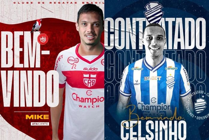 CRB anuncia seu 8º reforço para 2023 e CSA oficializa contratação do lateral-direito Celsinho