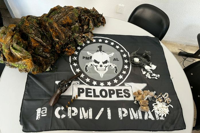 Cinco pessoas são presas e armas e drogas são apreendidas em operações no interior de Alagoas