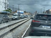 Obra emergencial no Riacho Salgadinho causa congestionamento e caos no trânsito em Maceió