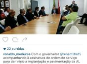 Governador “dribla” prefeito em anúncios de obra em Rodovia