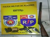 Acusado de roubar veículo é preso com drogas e armas