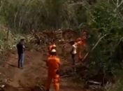 Bombeiros resgatam jovem que caiu de ribanceira em área de caatinga no Sertão 